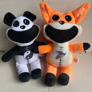 2 PACK, Rare Smiling Critters Figures stuffed soft Plush kids plushie toys